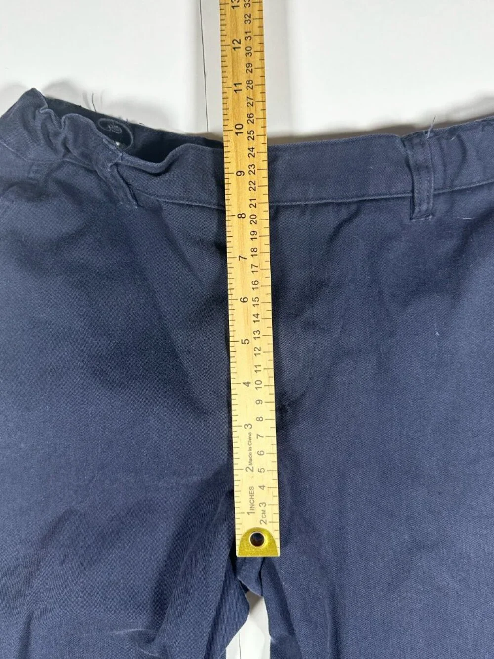 French Toast Flat‎ Front Pants Boys Size 18 Dark Navy Blue, Pre-Owned